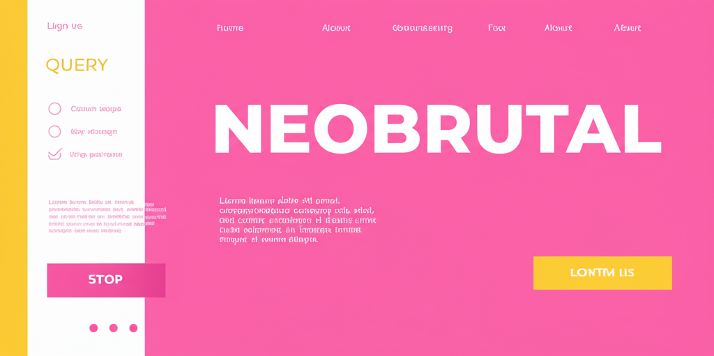 Geometric Landing Page